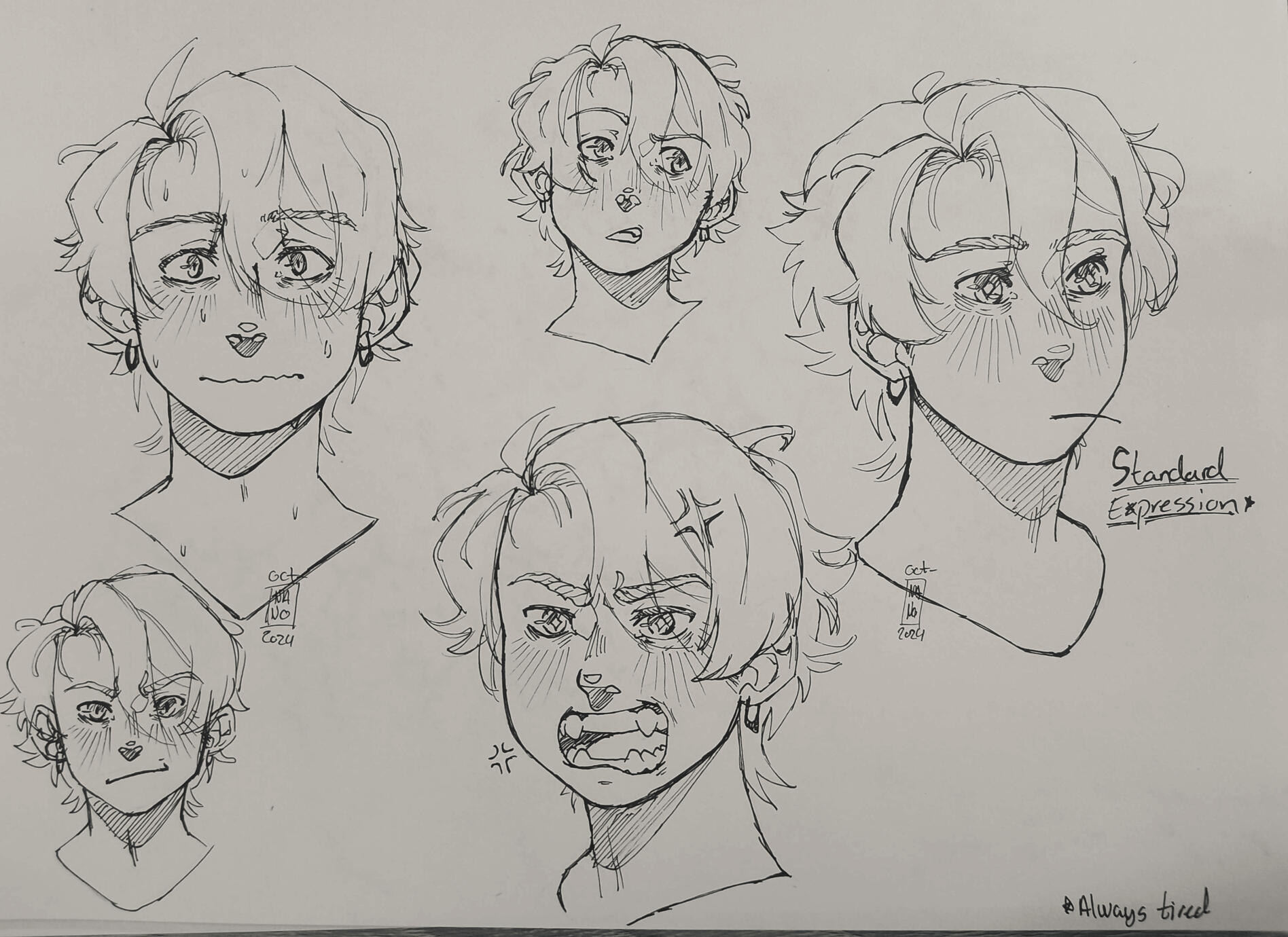 Thaditiel expression sheet