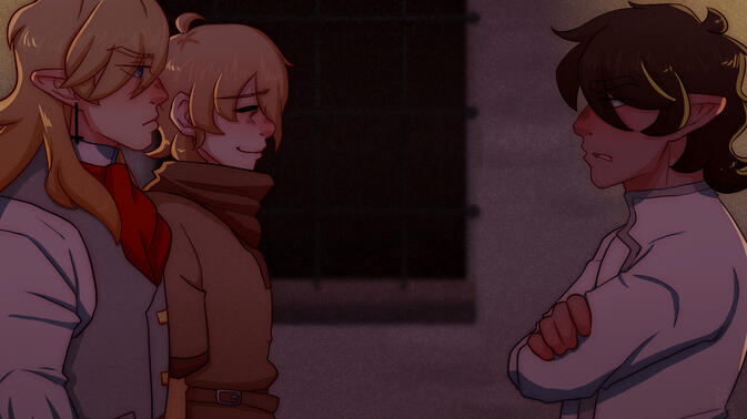 Meeting in the night - Scene