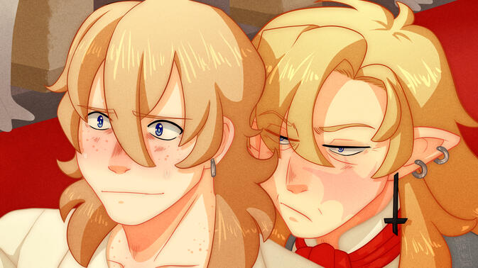 Visit at the castle - Scene